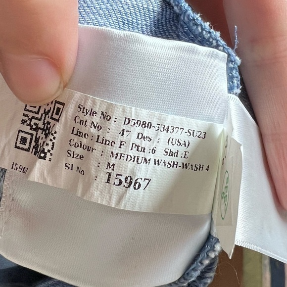 NWT Old Navy Split-Neck Puff-Sleeve Jean Blouse for Women - Picture 12 of 12